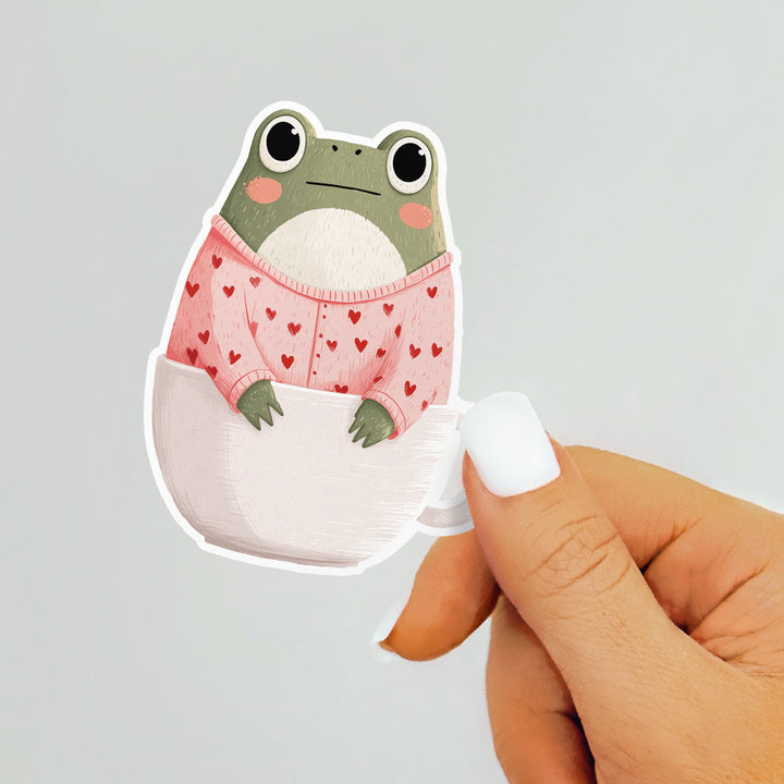 Teacup Frog Sticker