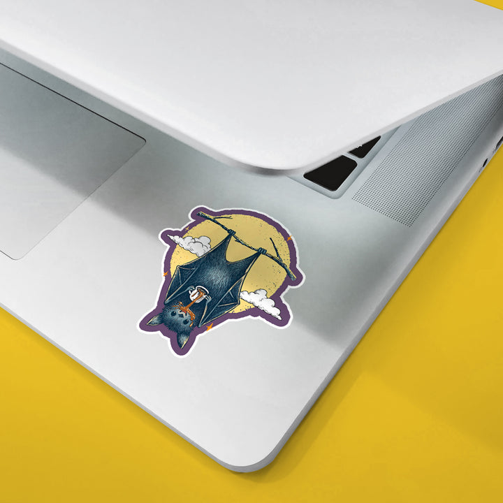 Coffee Bat Sticker