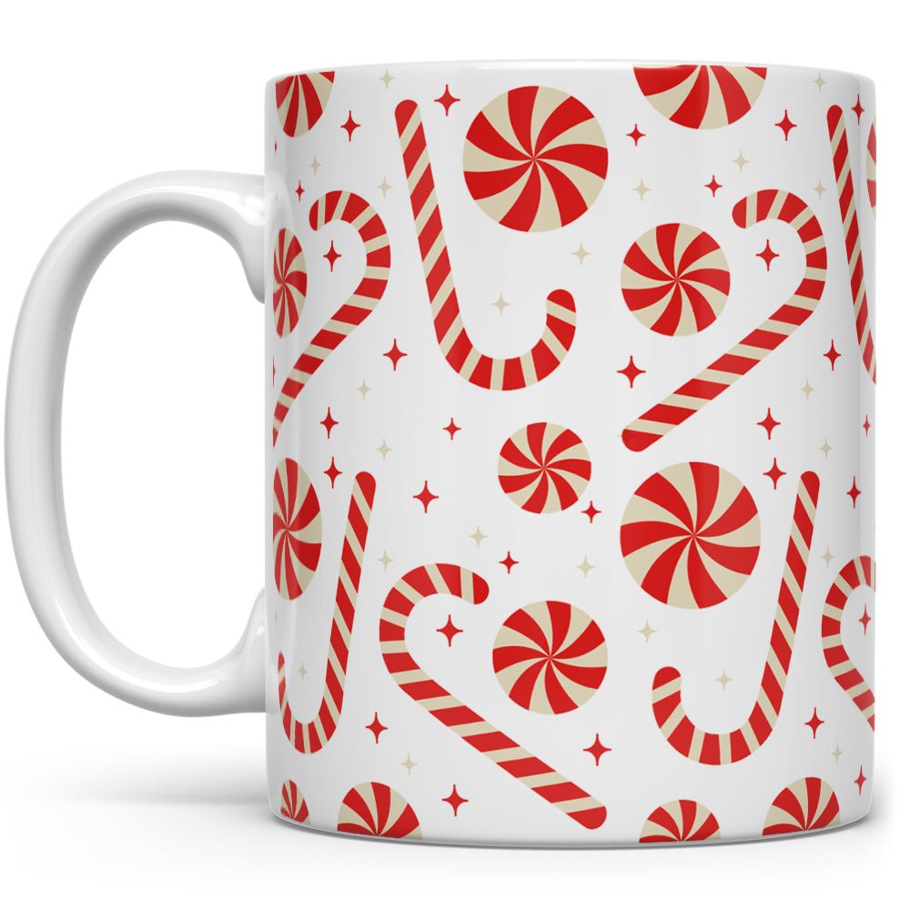 Candy Cane Mug | Christmas Holiday Mugs