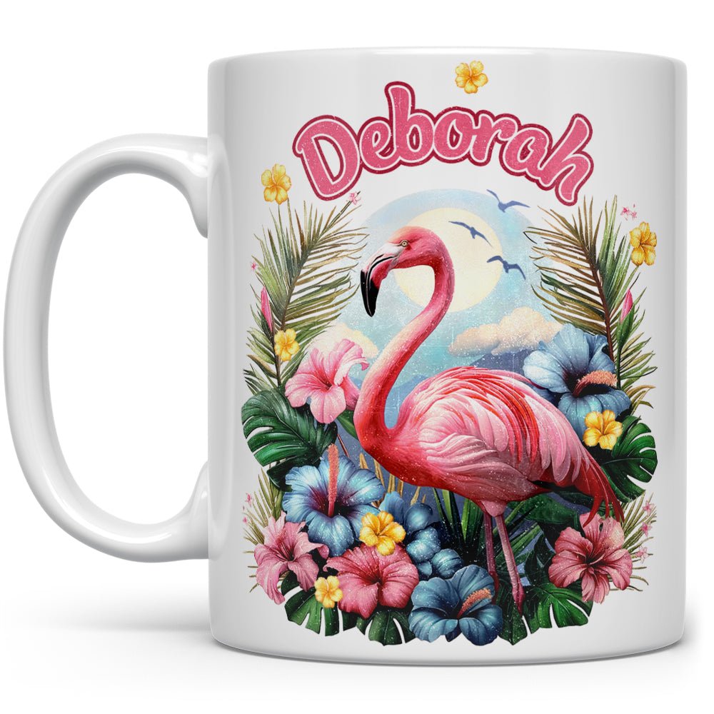 Tazza Da 16 Oz Kitsch'n Glam Con Llama E Corallo – Wild Eye Designs | Tazza Originale Per Regalo, Adatta Al Microonde