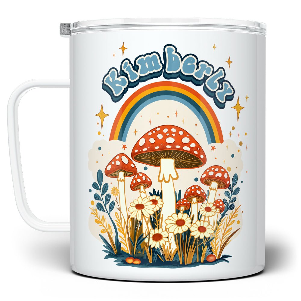 Retro Personalized Name Insulated Travel Mug - Loftipop