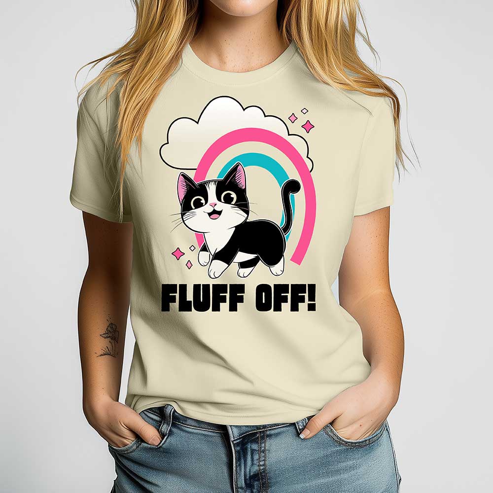 Fluff Off Crewneck Tshirt