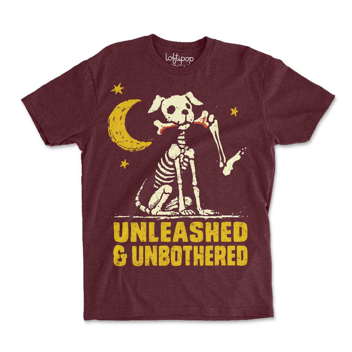 Unleashed & Unbothered Dog Crewneck T-Shirt