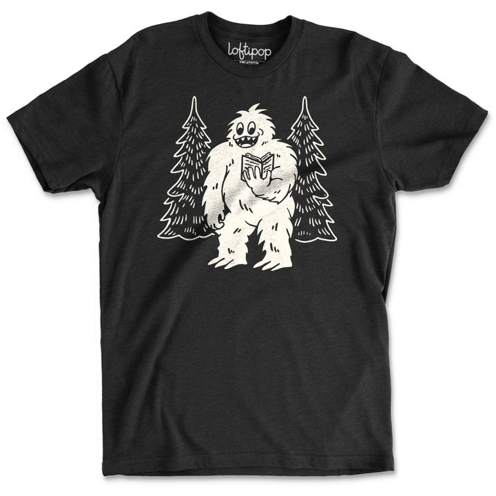 Bookish Yeti Crewneck T-Shirt