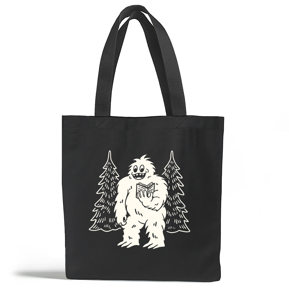 yeti carrying bag Bookish Yeti Tote Bag | Book Lover Holiday Gifts