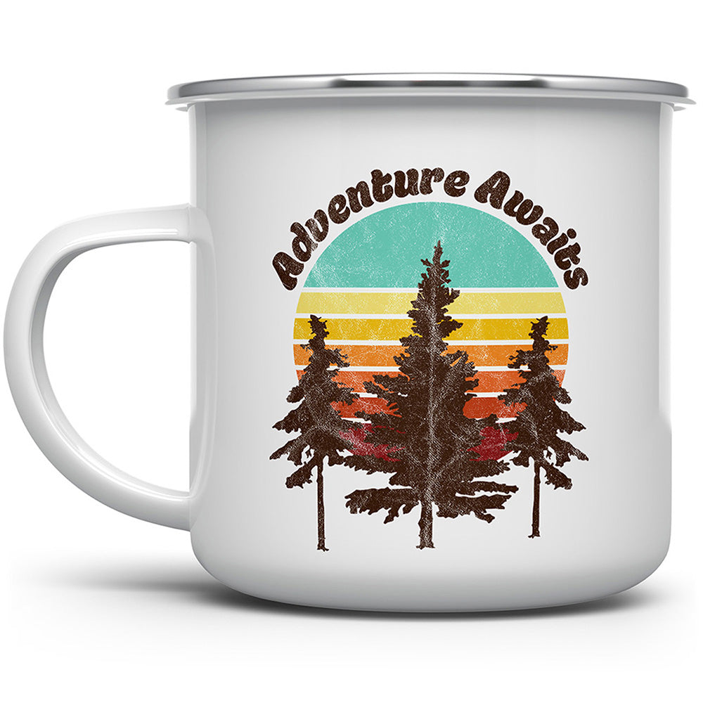 Adventure Awaits Camp Mug | Fun Mug Gifts