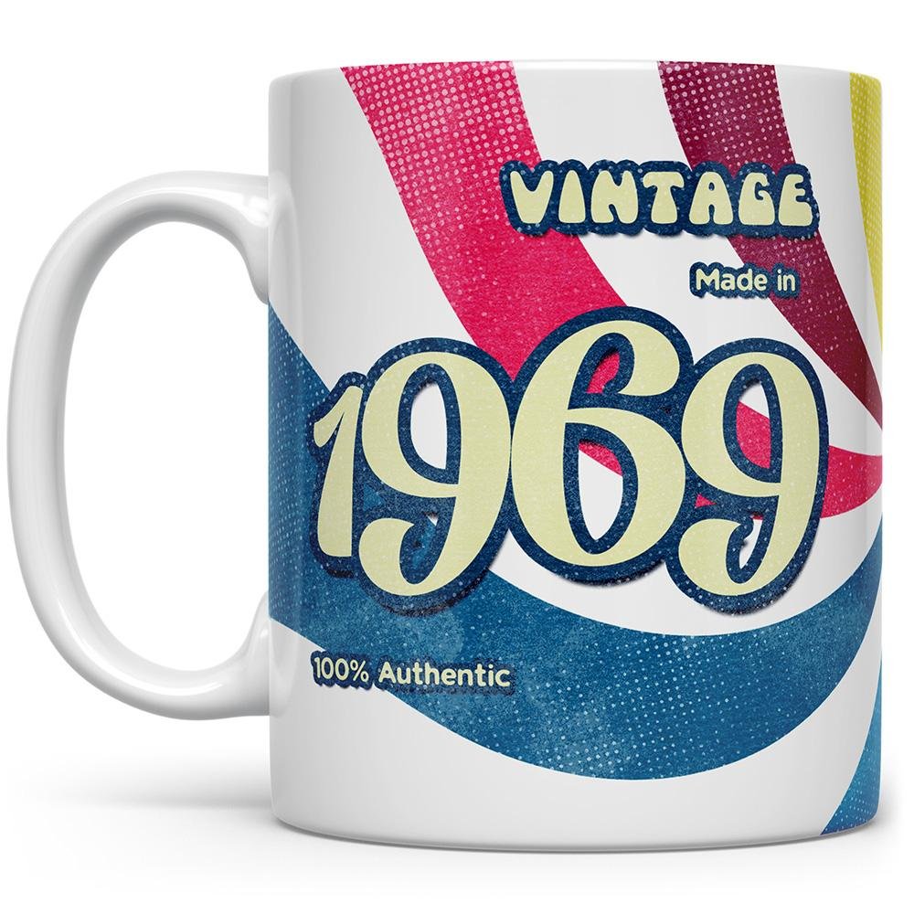 Custom Birth Year 1960's Retro Vintage Coffee Mug 15oz