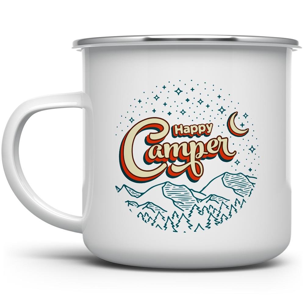 camper coffee cup Happy Camper Camp Mug | Fun Mug Gifts