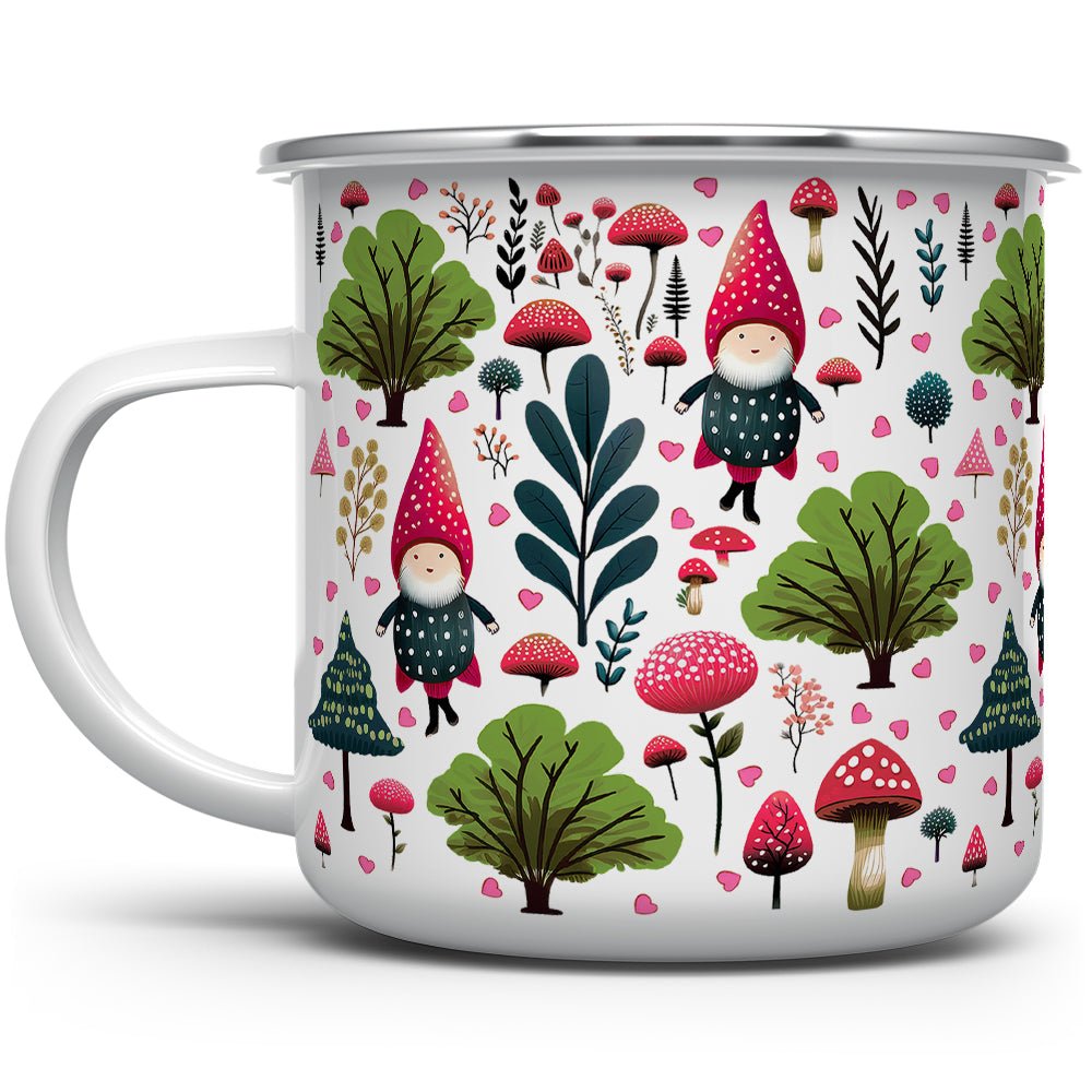 Valentine Woodland Gnome Camp Mug - Loftipop
