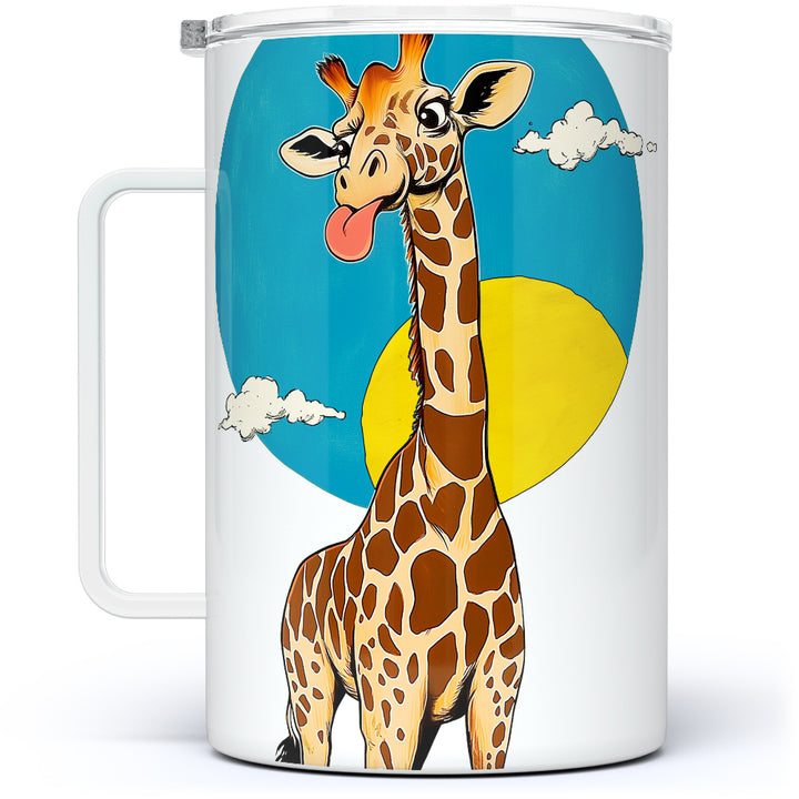 Happy Giraffe Insulated Travel Mug