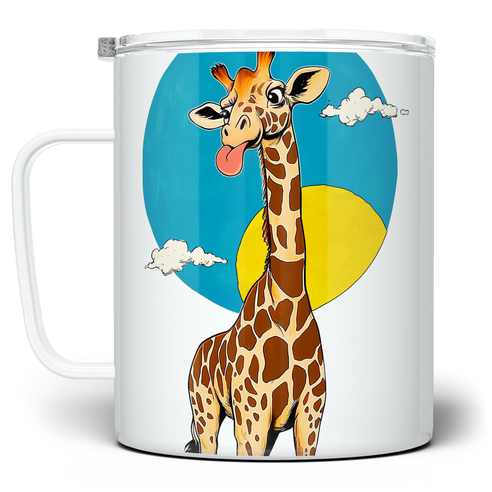 Happy Giraffe Insulated Travel Mug