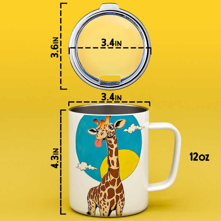 Happy Giraffe Insulated Travel Mug