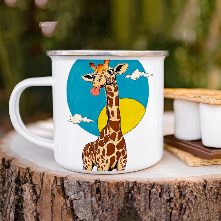 Happy Giraffe Camp Mug