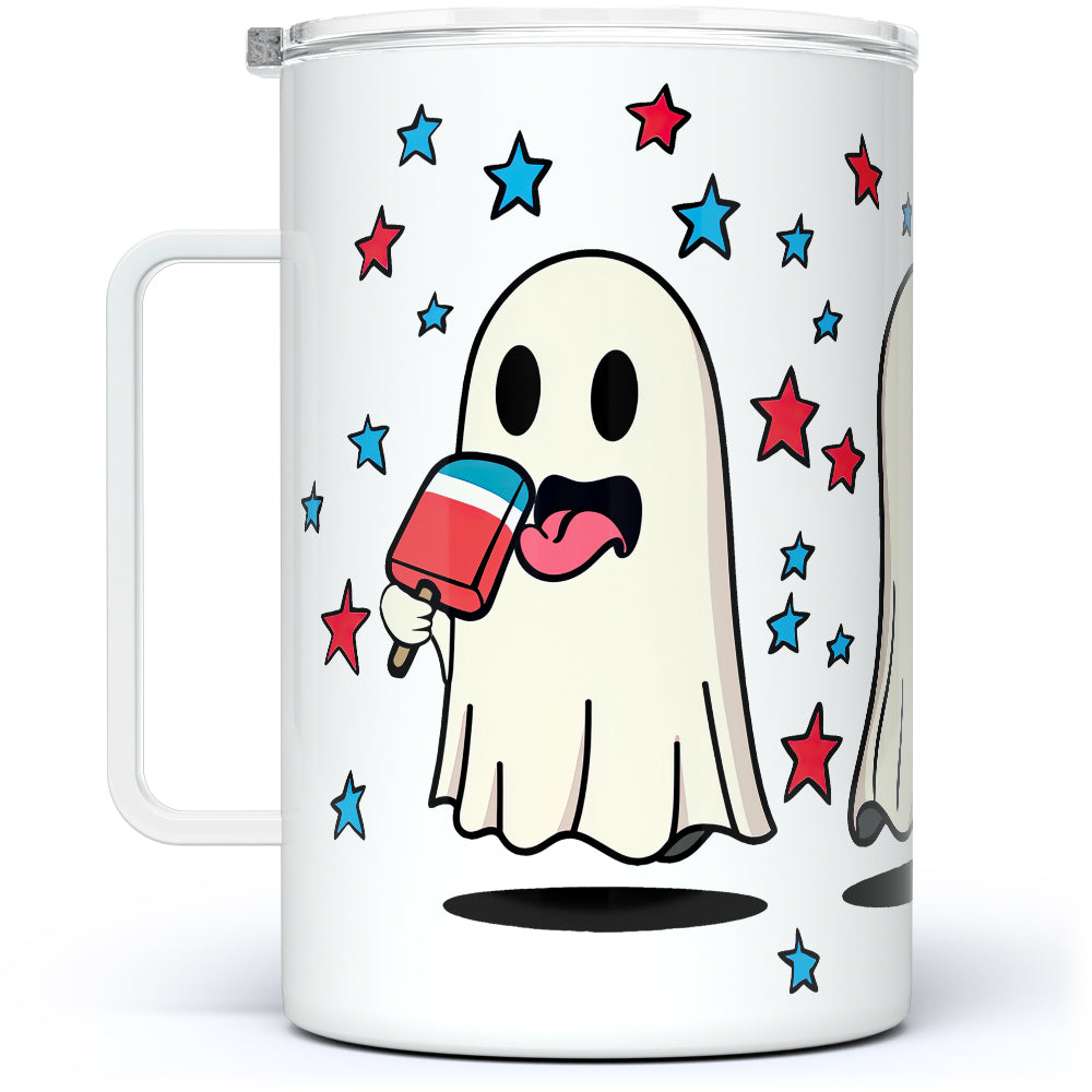 Summer Ghosts Insulated Travel Mug