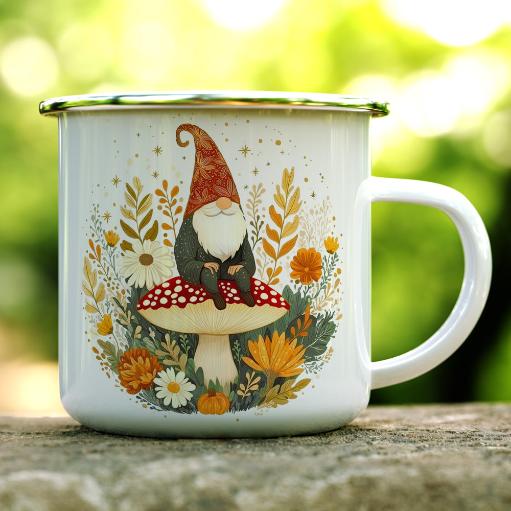 Fall Gnome Camp Mug