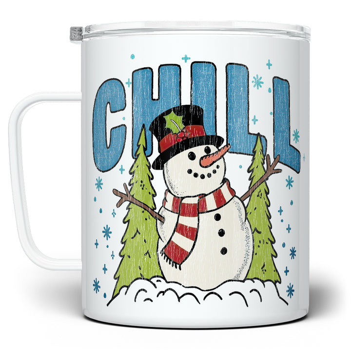 Chill Snowman Insulated Travel Mug