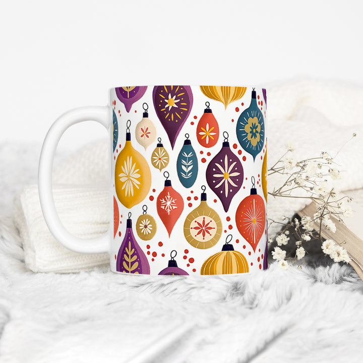 Vintage Christmas Ornaments Mug