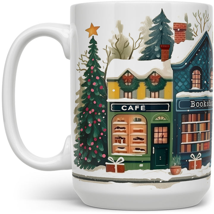 Holiday Storefront Shops Mug