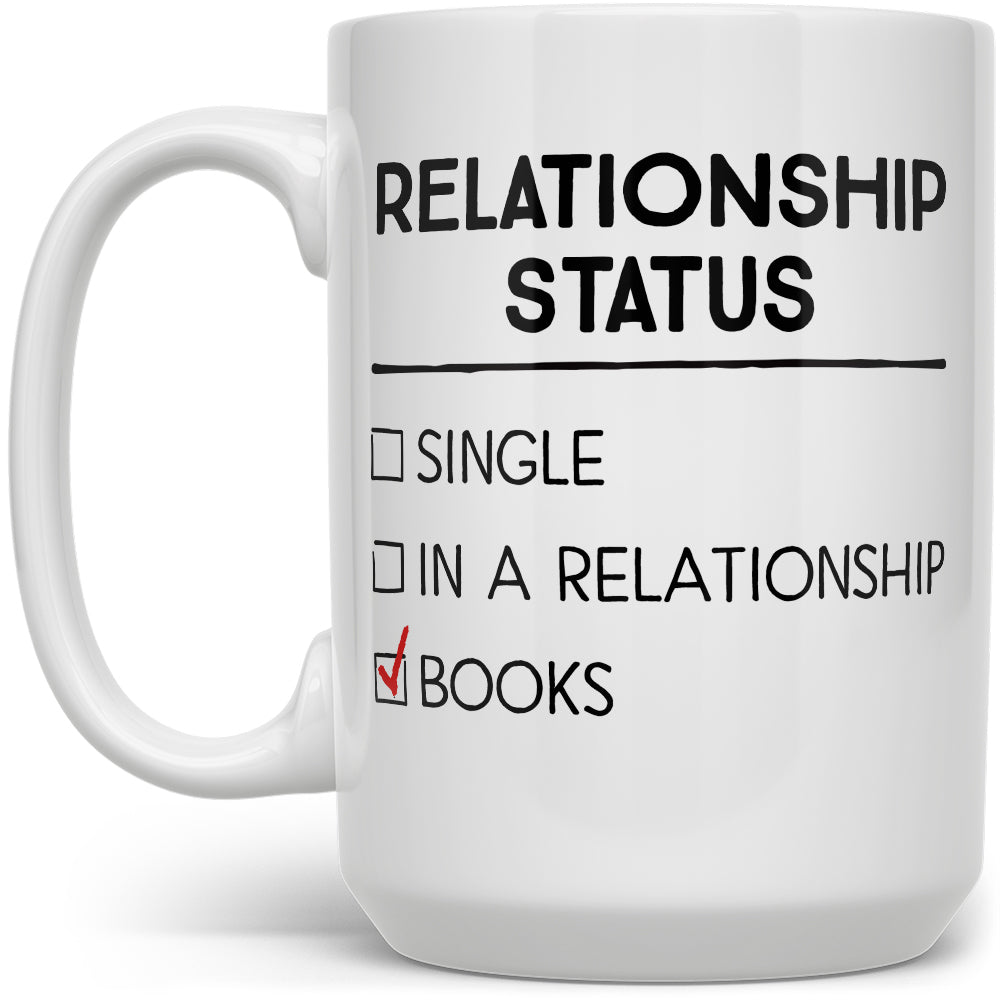 Relationship Status Book Mug