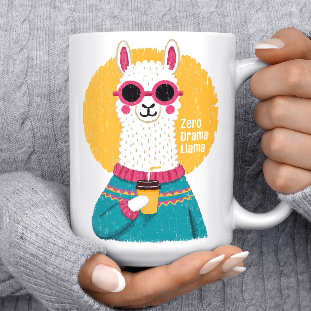 Zero Drama Llama Mug