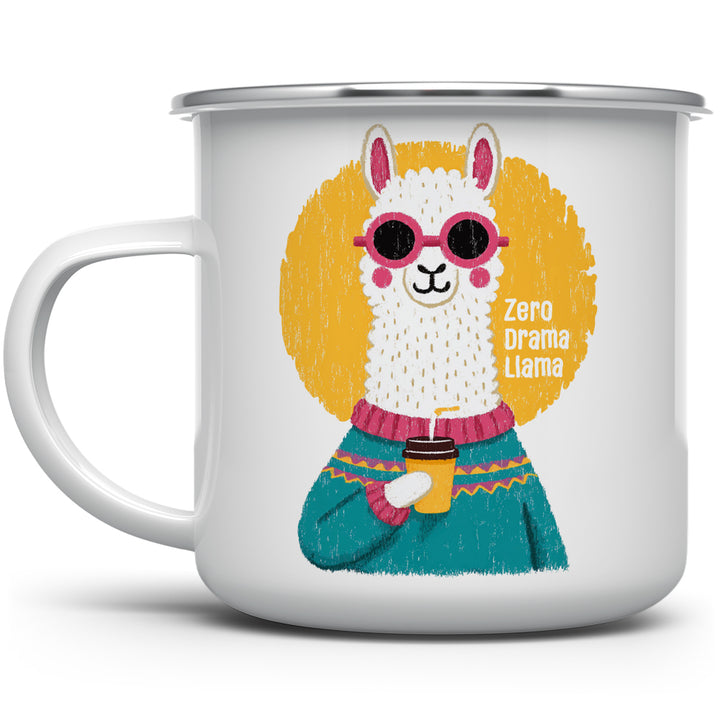 Zero Drama Llama Camp Mug