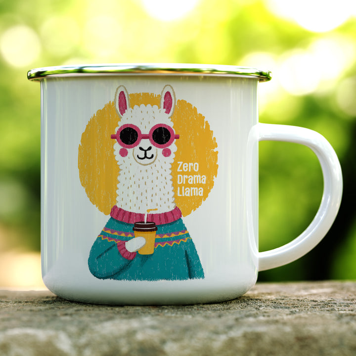 Zero Drama Llama Camp Mug