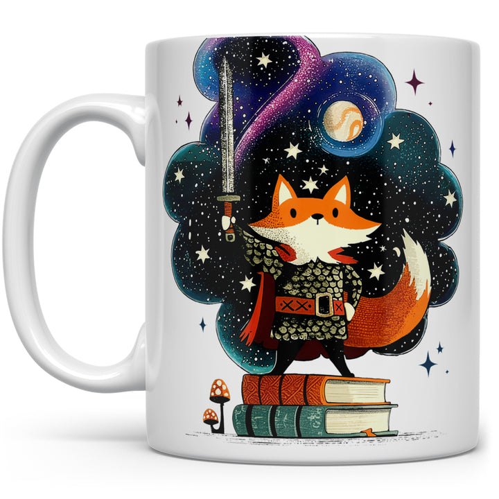 Bookish Fox Knight Mug