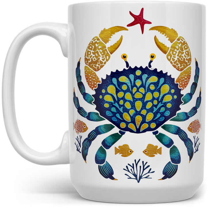 Coastal Ocean Crab Mug