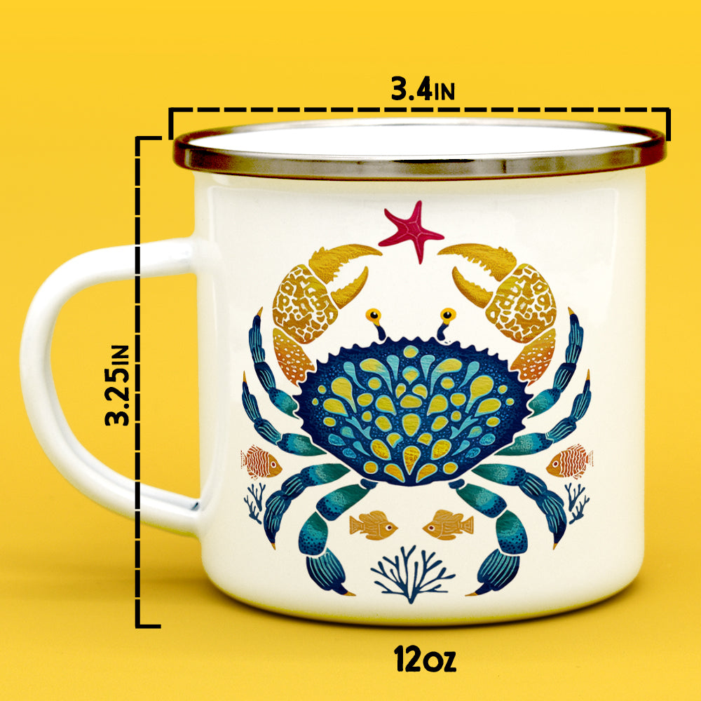 Coastal Ocean Crab Camp Mug