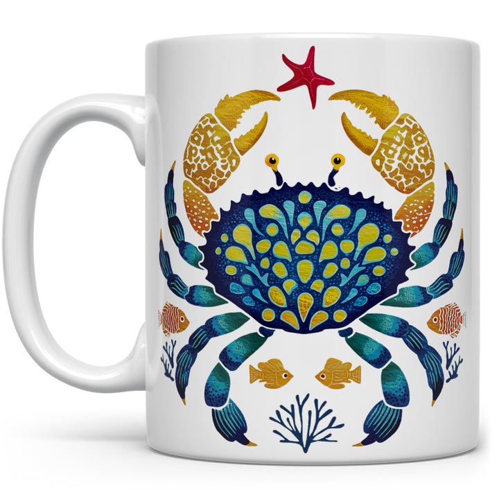 Coastal Ocean Crab Mug