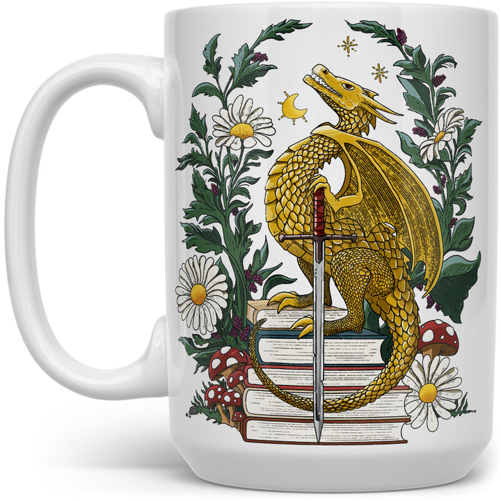 Bookish Dragon Mug