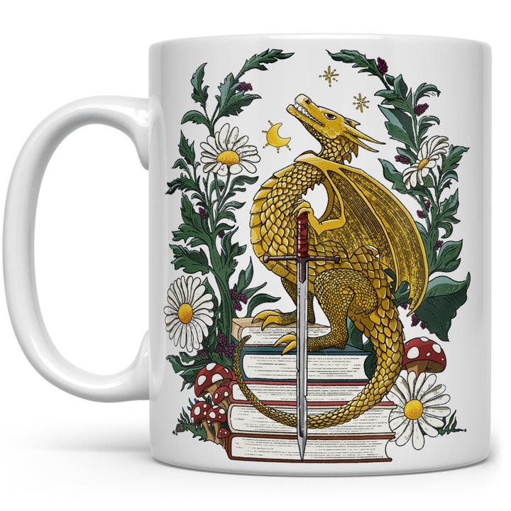 Bookish Dragon Mug
