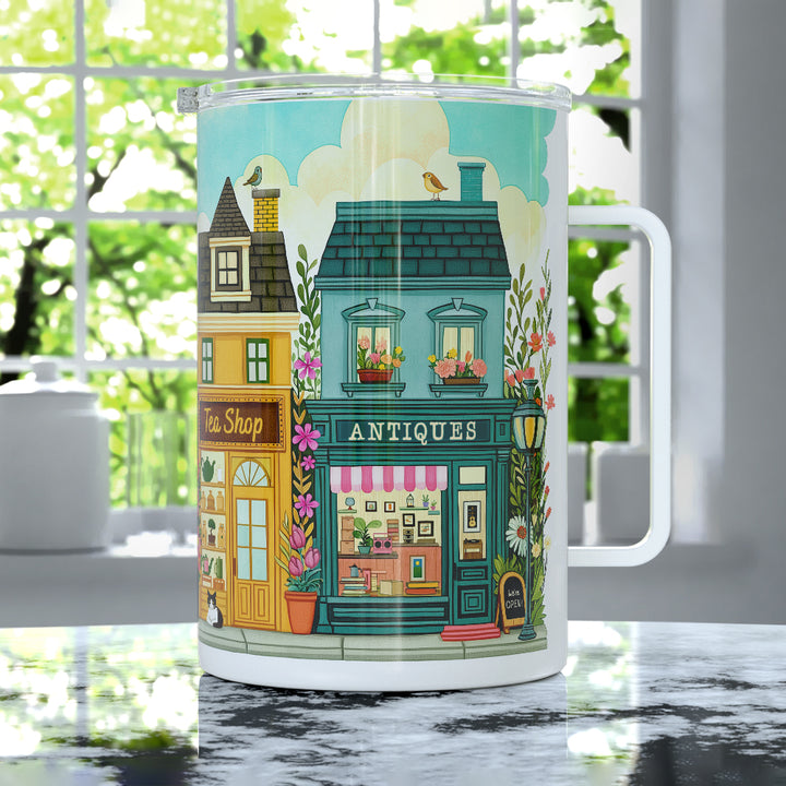 Spring Storefront Shops Insulated Travel Mug