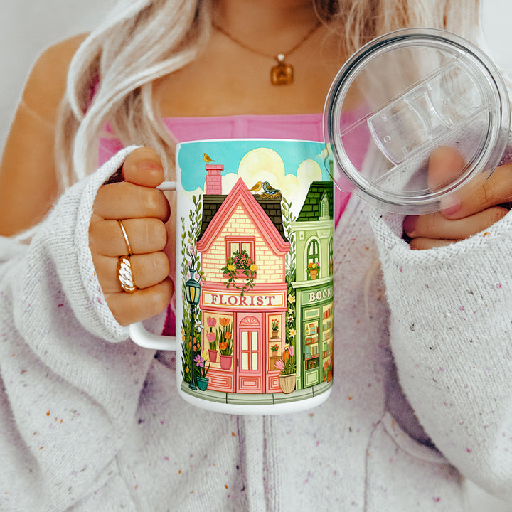 Spring Storefront Shops Insulated Travel Mug