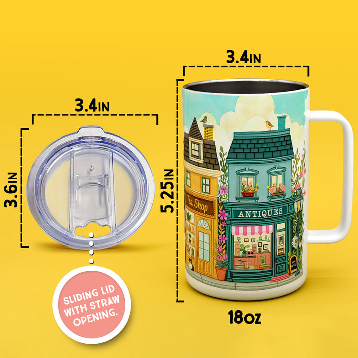 Spring Storefront Shops Insulated Travel Mug