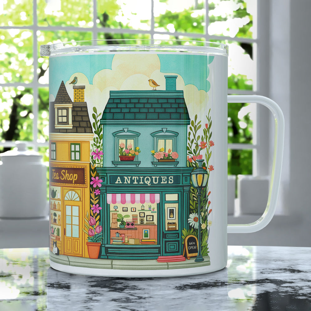Spring Storefront Shops Insulated Travel Mug