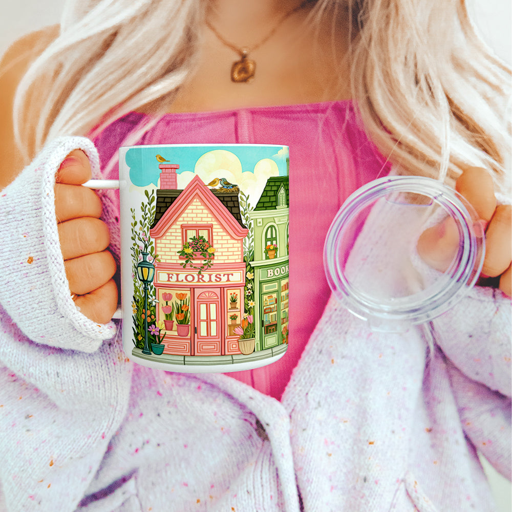 Spring Storefront Shops Insulated Travel Mug
