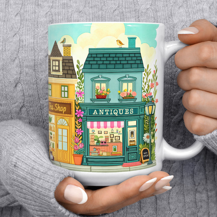 Spring Storefront Shops Mug