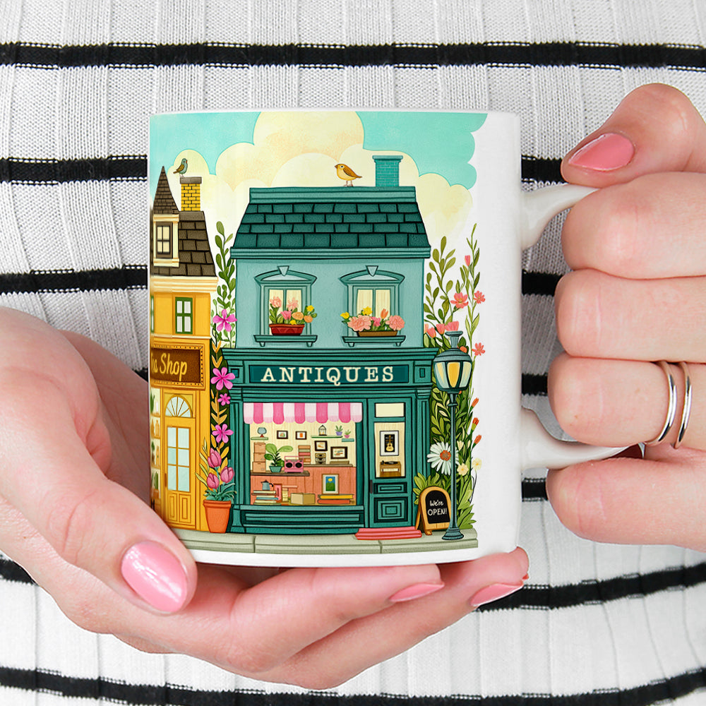 Spring Storefront Shops Mug
