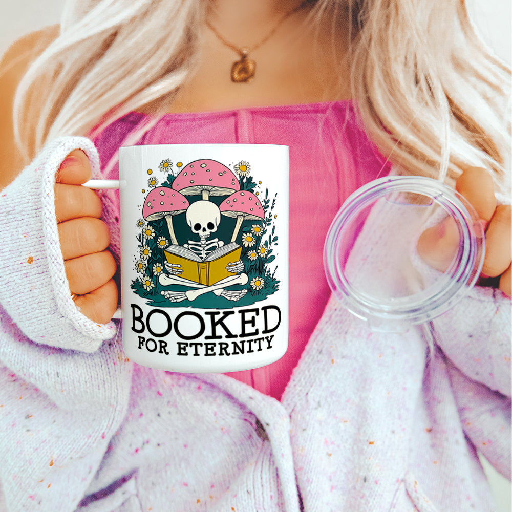Booked For Eternity Insulated Travel Mug