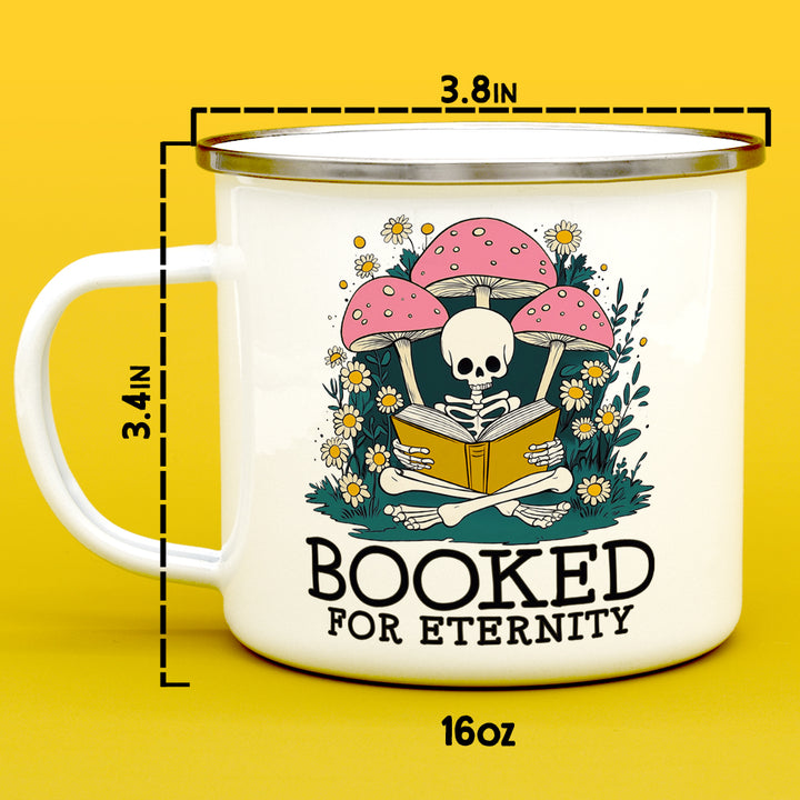 Booked For Eternity Camp Mug