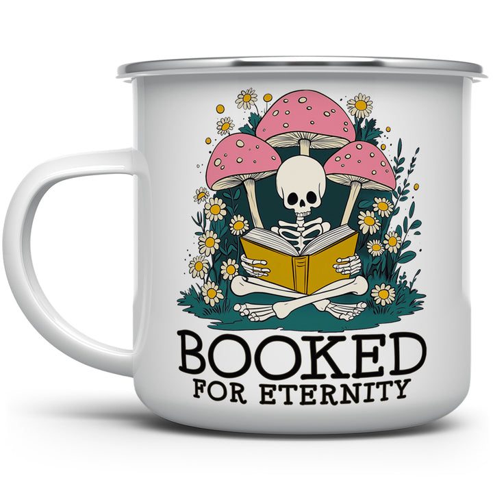 Booked For Eternity Camp Mug