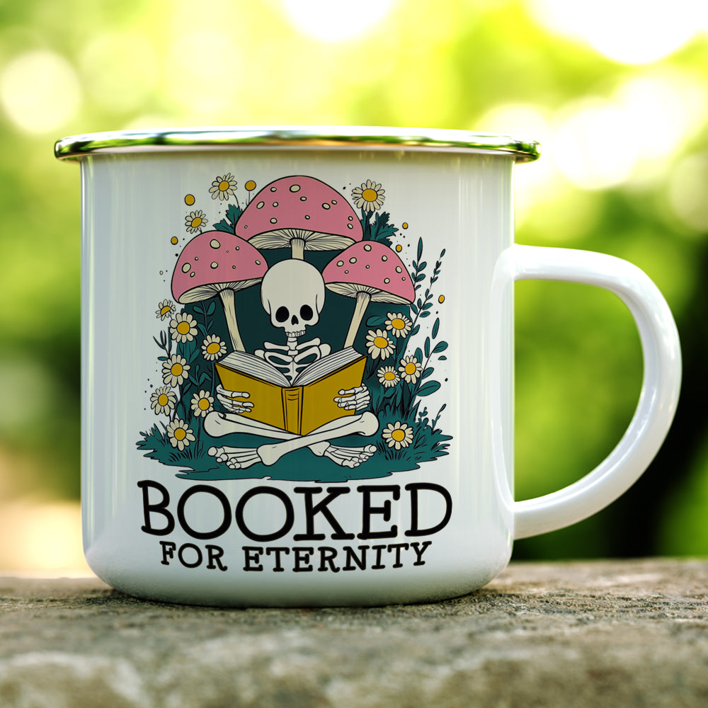 Booked For Eternity Camp Mug