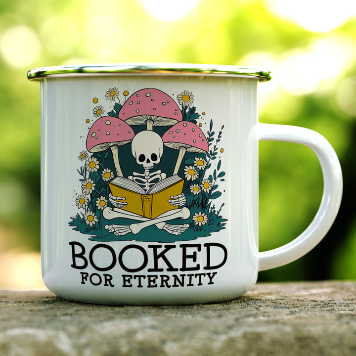 Booked For Eternity Camp Mug