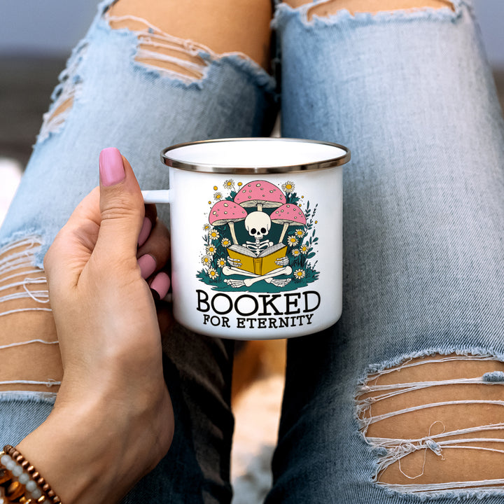 Booked For Eternity Camp Mug