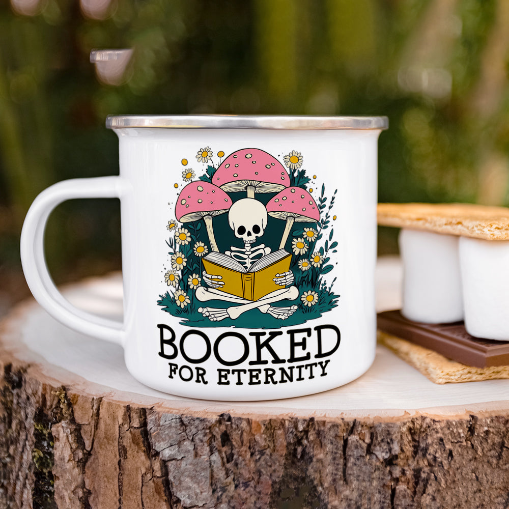 Booked For Eternity Camp Mug