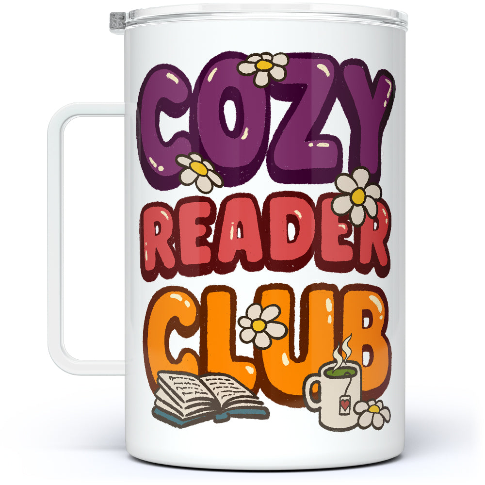 Cozy Reader Club Insulated Travel Mug