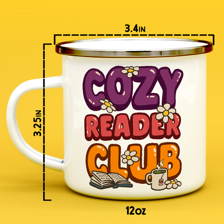 Cozy Reader Club Camp Mug