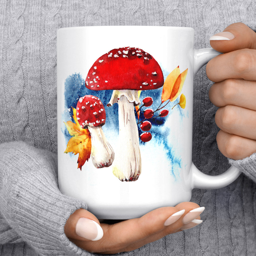 Fall Mushroom Mug