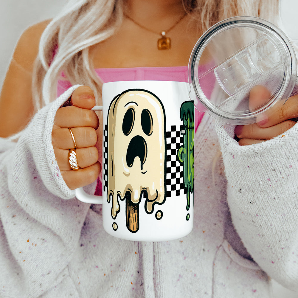 Halloween Popsicles Insulated Travel Mug